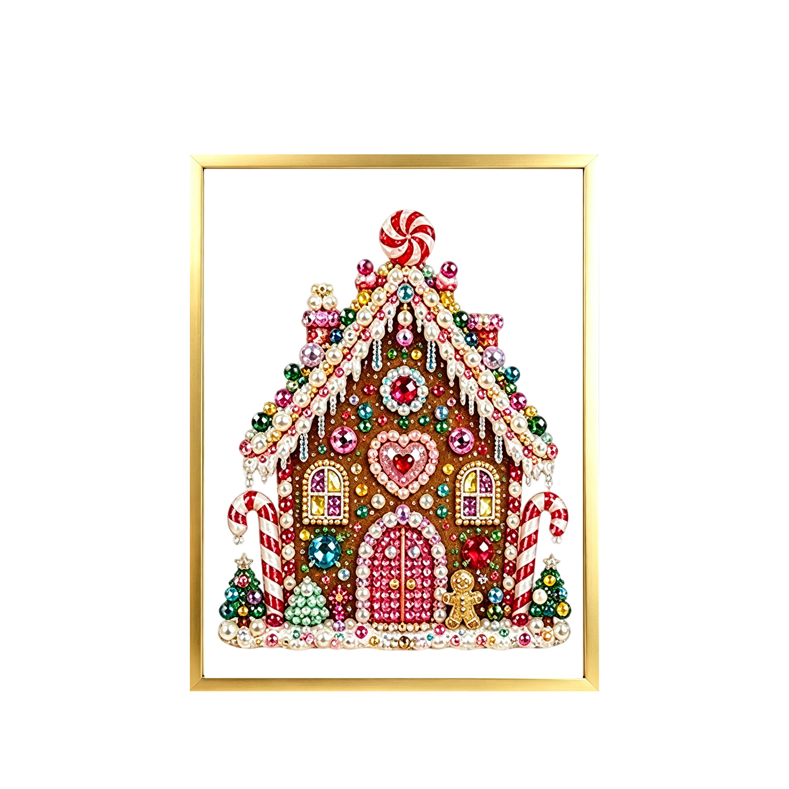 Home Fragrance Gingerbread - DIY Christmas Gingerbread House Diamond Painting