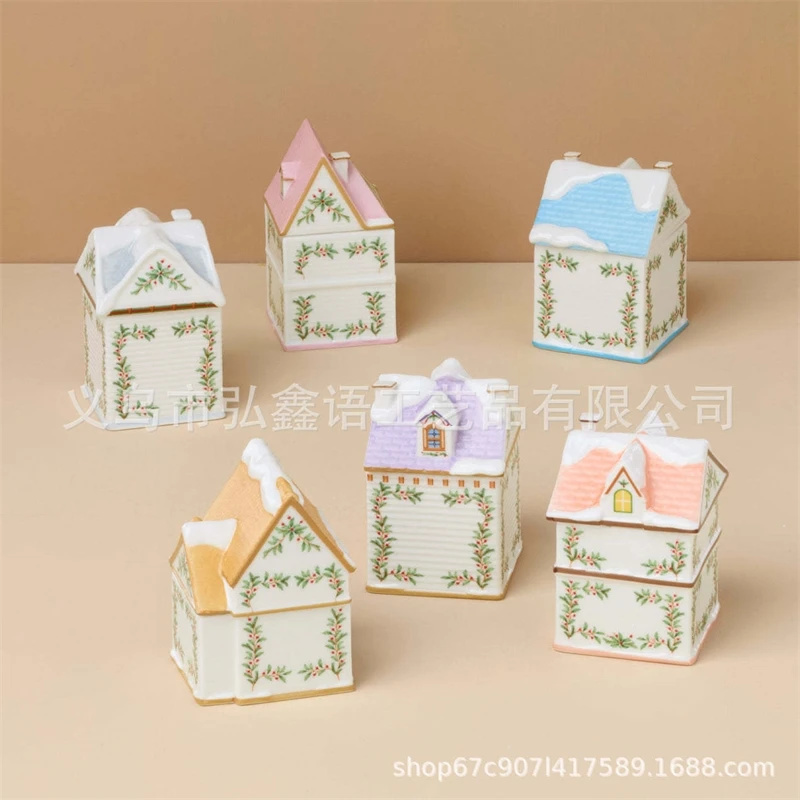 Home Fragrance Gingerbread - Holiday Village Spice House Set Mini
