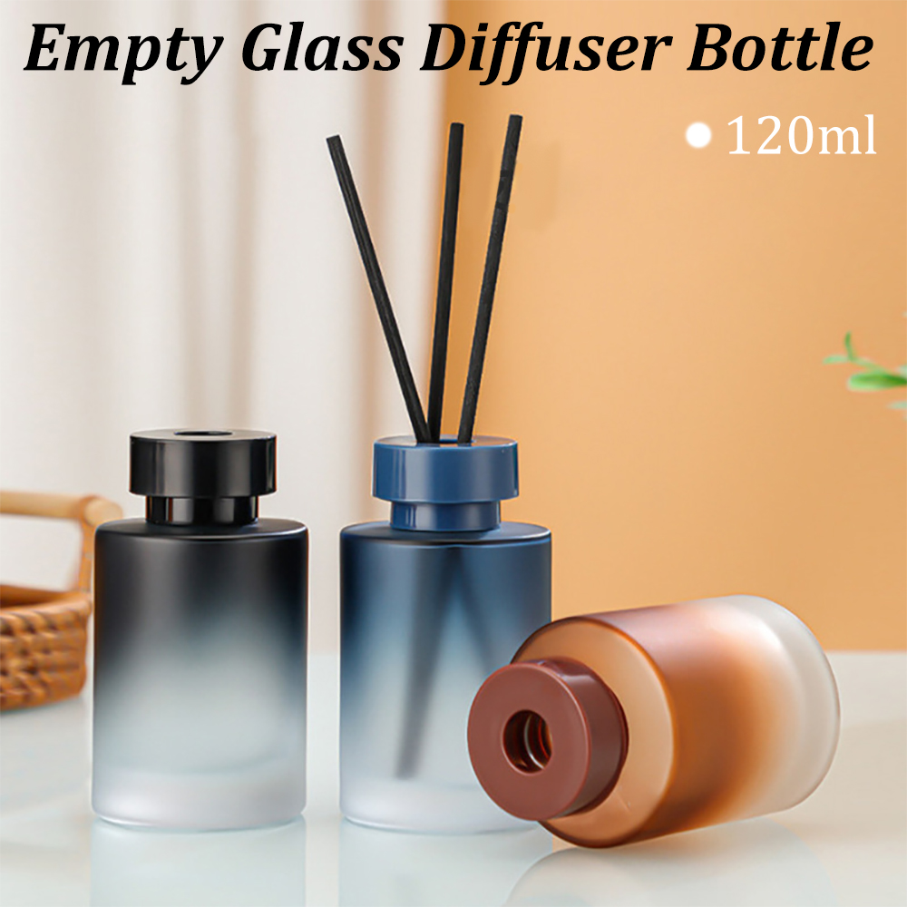 Home Fragrance Bottle - 120ML Empty Glass Diffuser Bottle Refillable