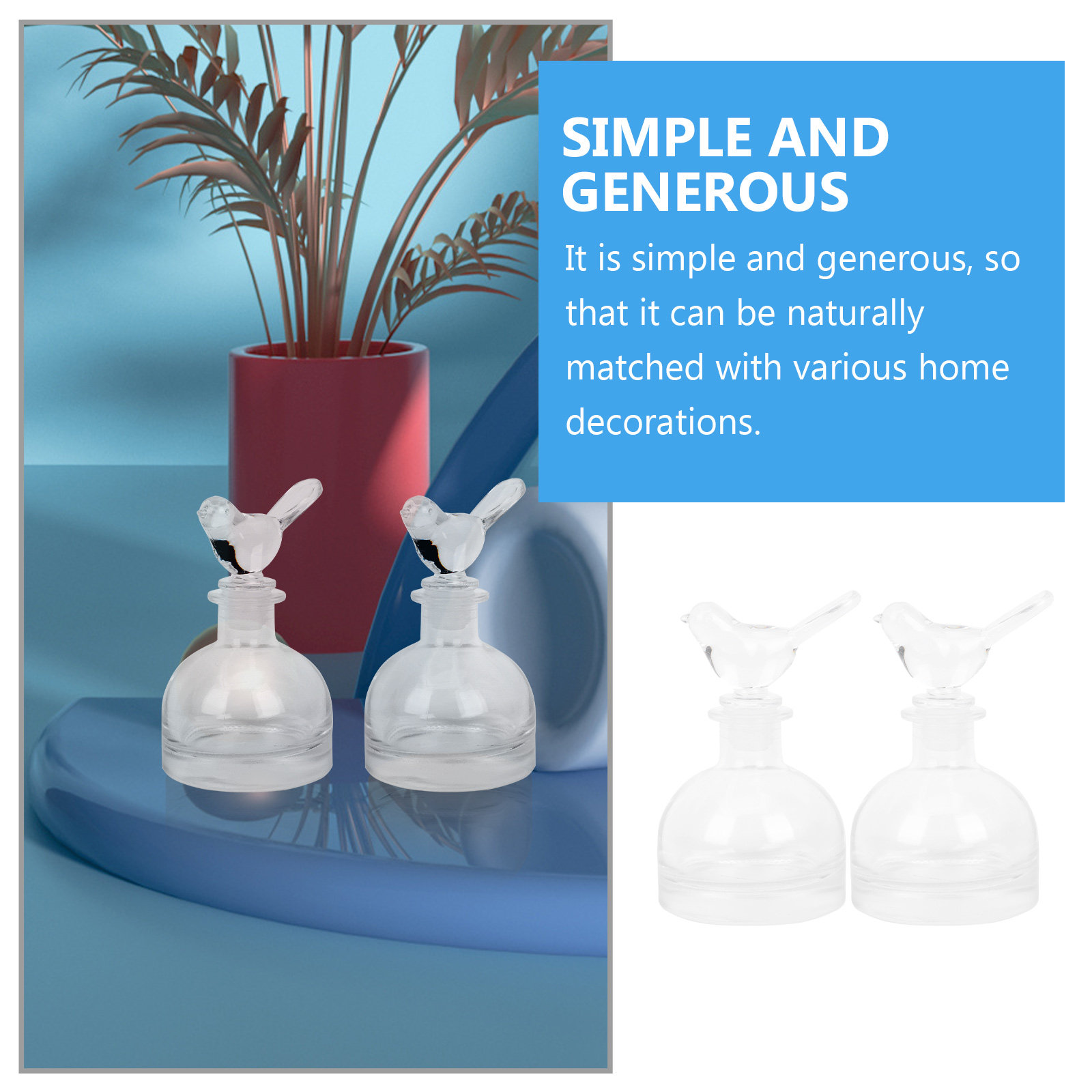 2Pcs Glass Perfume Bottles Pre - Home Fragrance Bottle review and price