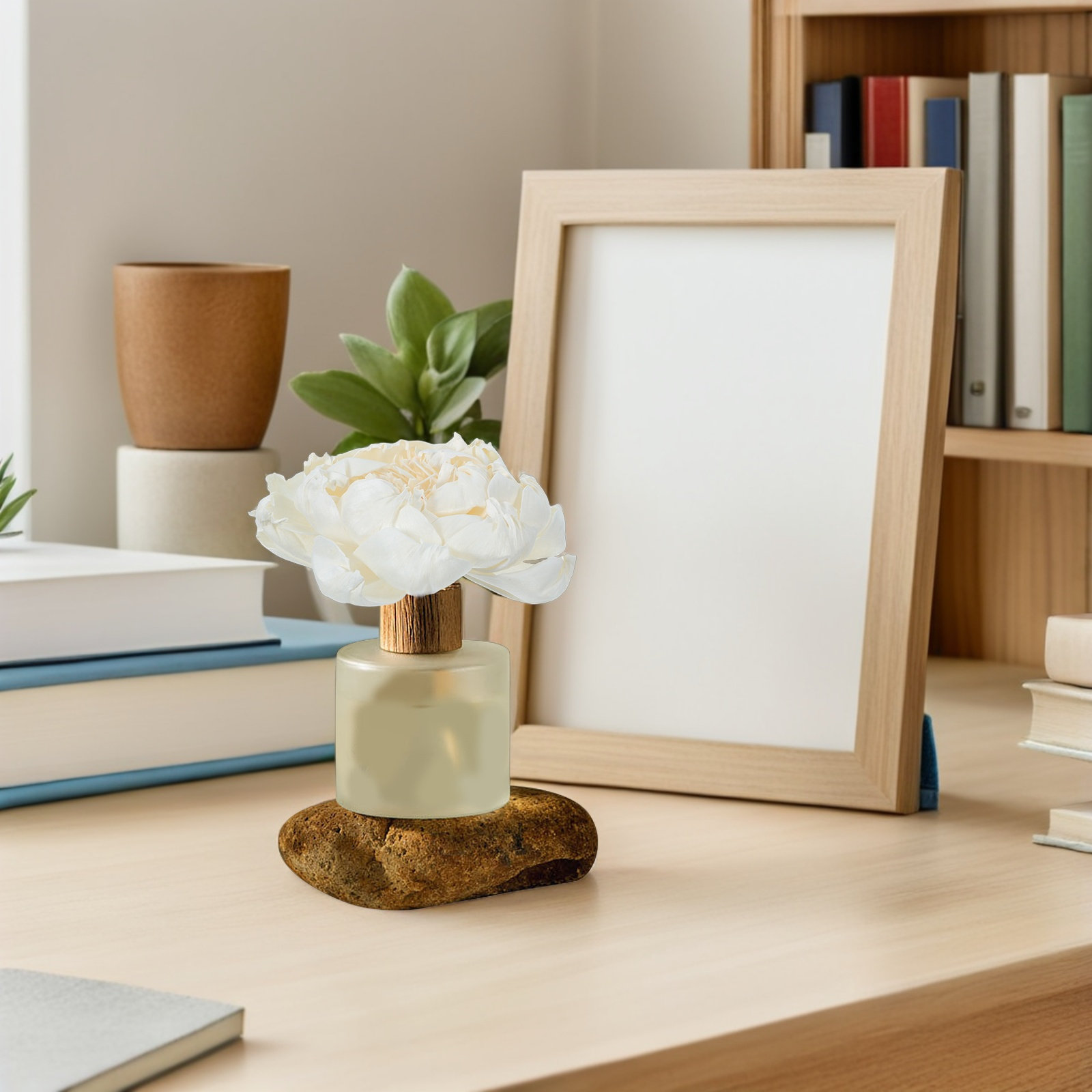 Peony Head Fragrance Diffuser  - Home Fragrance Essential Oils review and price