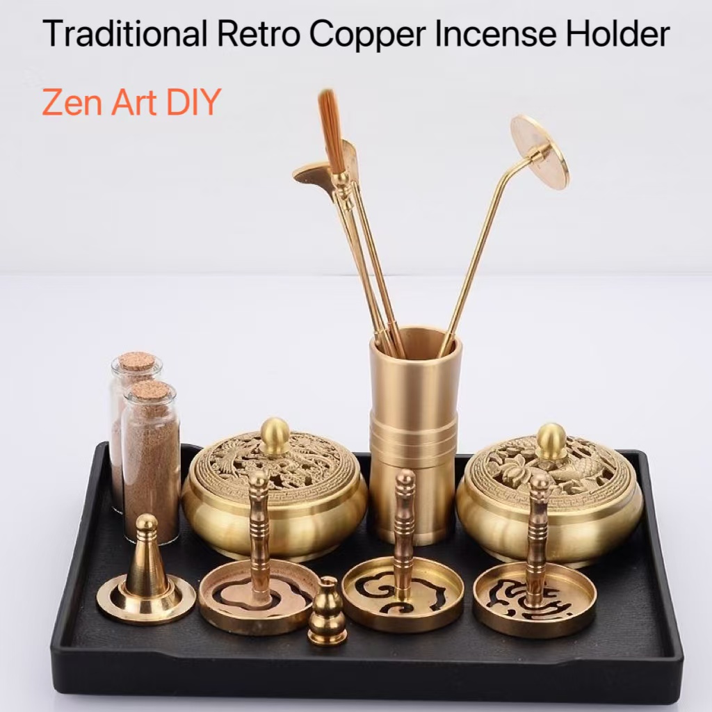 Pure Copper Incense Holder Set - Xmas Home Fragrance review and price