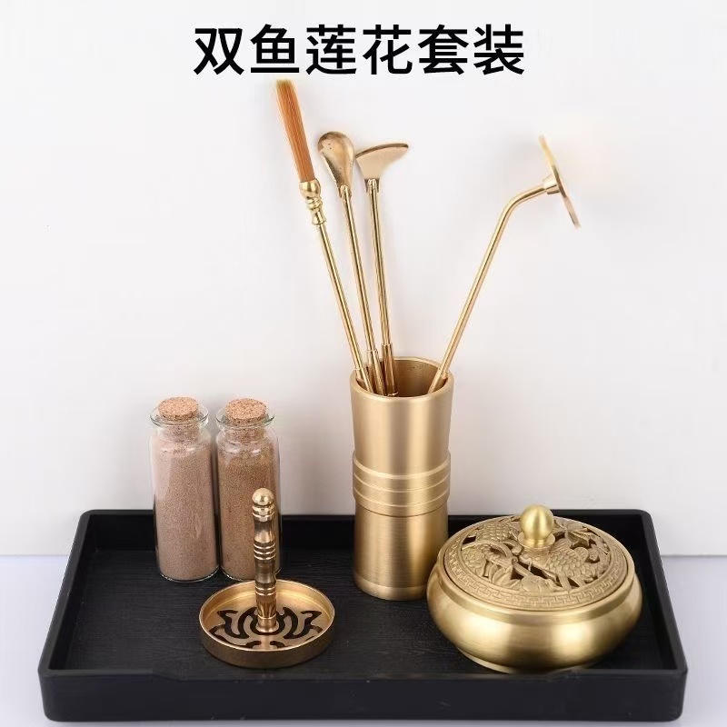 Pure Copper Incense Holder Set - Xmas Home Fragrance review and price