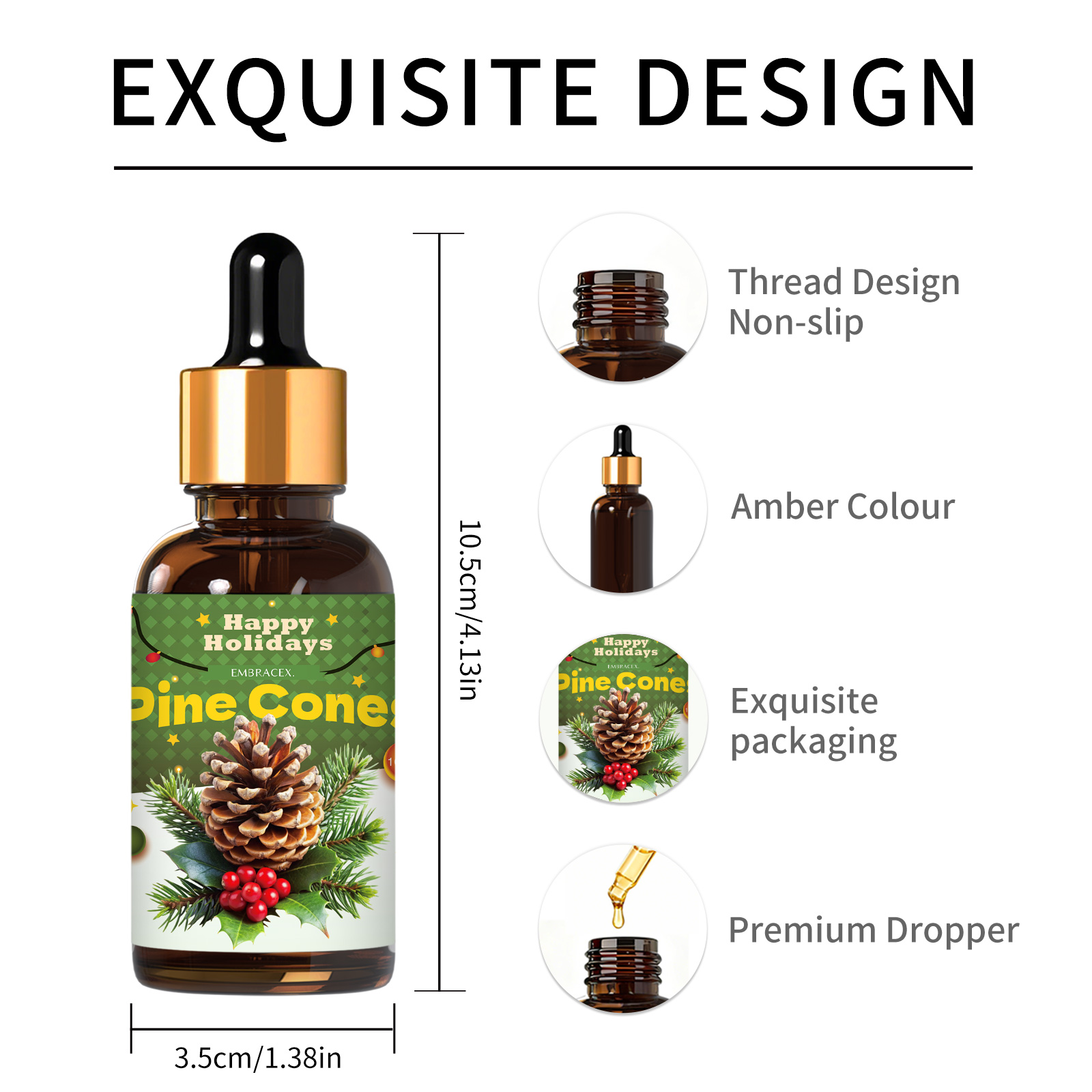 30ml Pine Cones Essential Oil  - Xmas Home Fragrance review and price