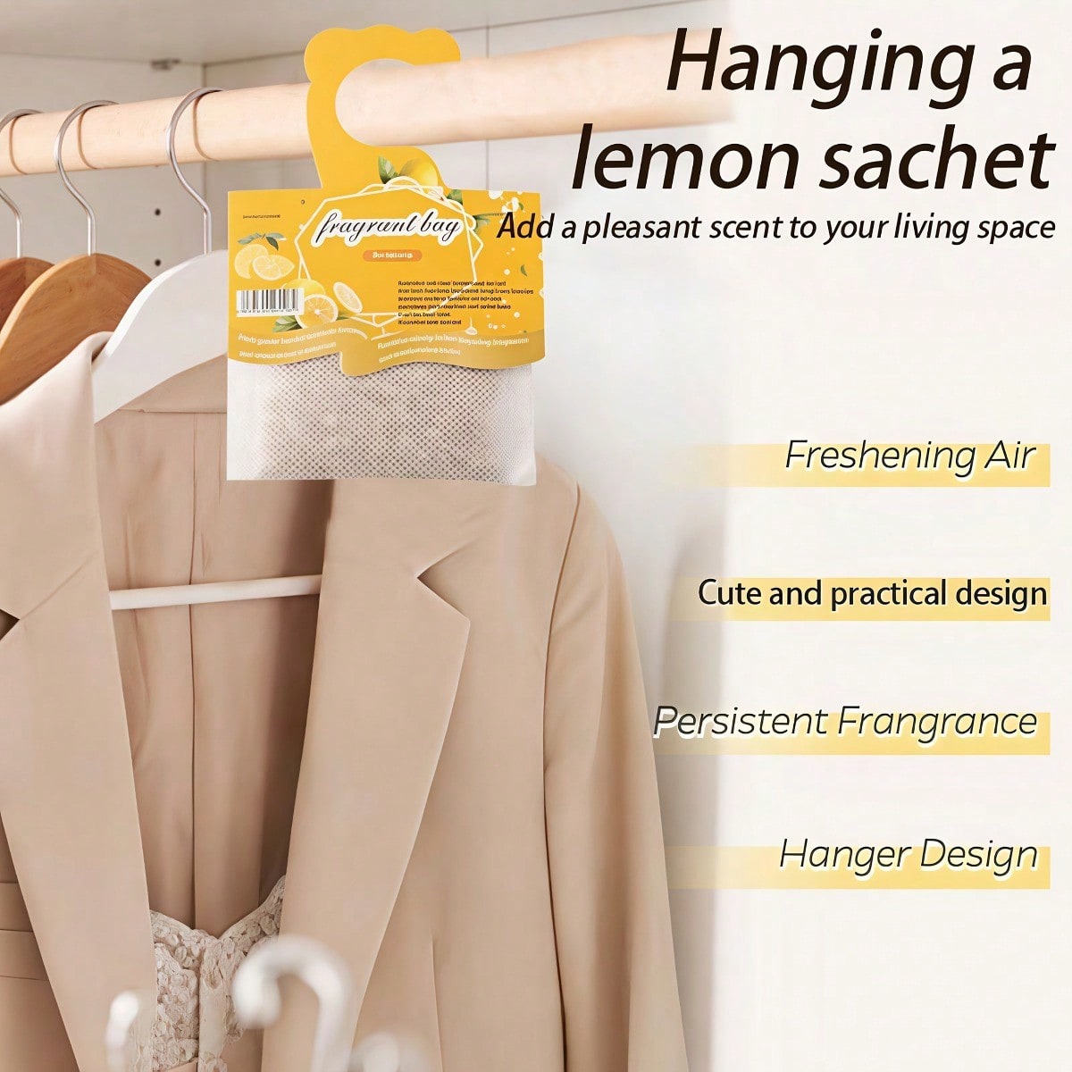 Hanging Lemon Scented Sachets, - Home Fragrance Sachet review and price