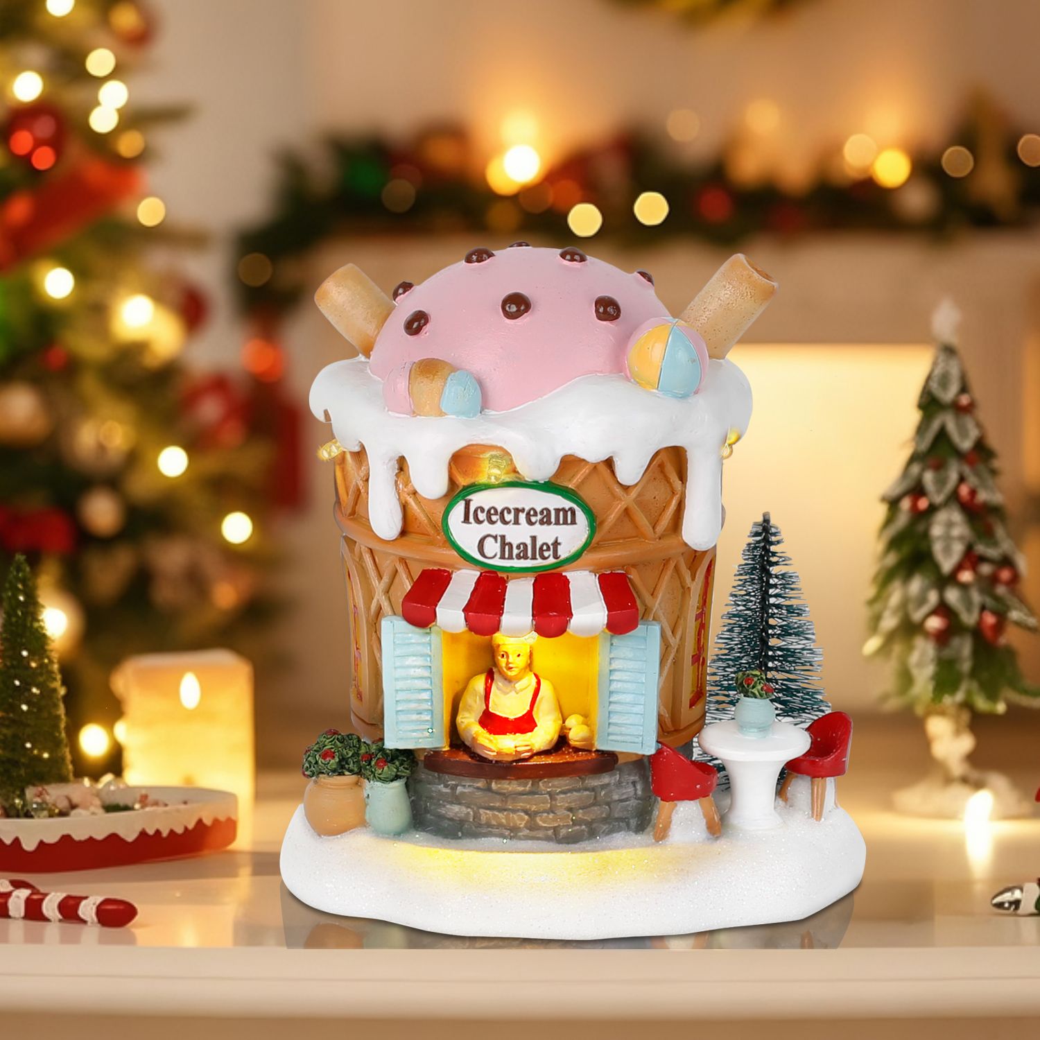 Light up Gingerbread Village H - Home Fragrance Gingerbread review and price