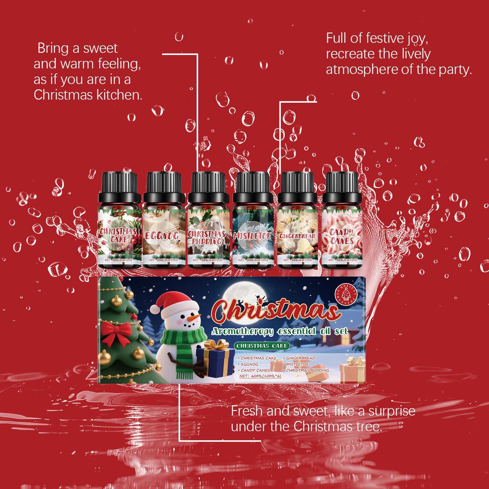 6 Pcs Christmas Fragrance Oils - Xmas Home Fragrance review and price