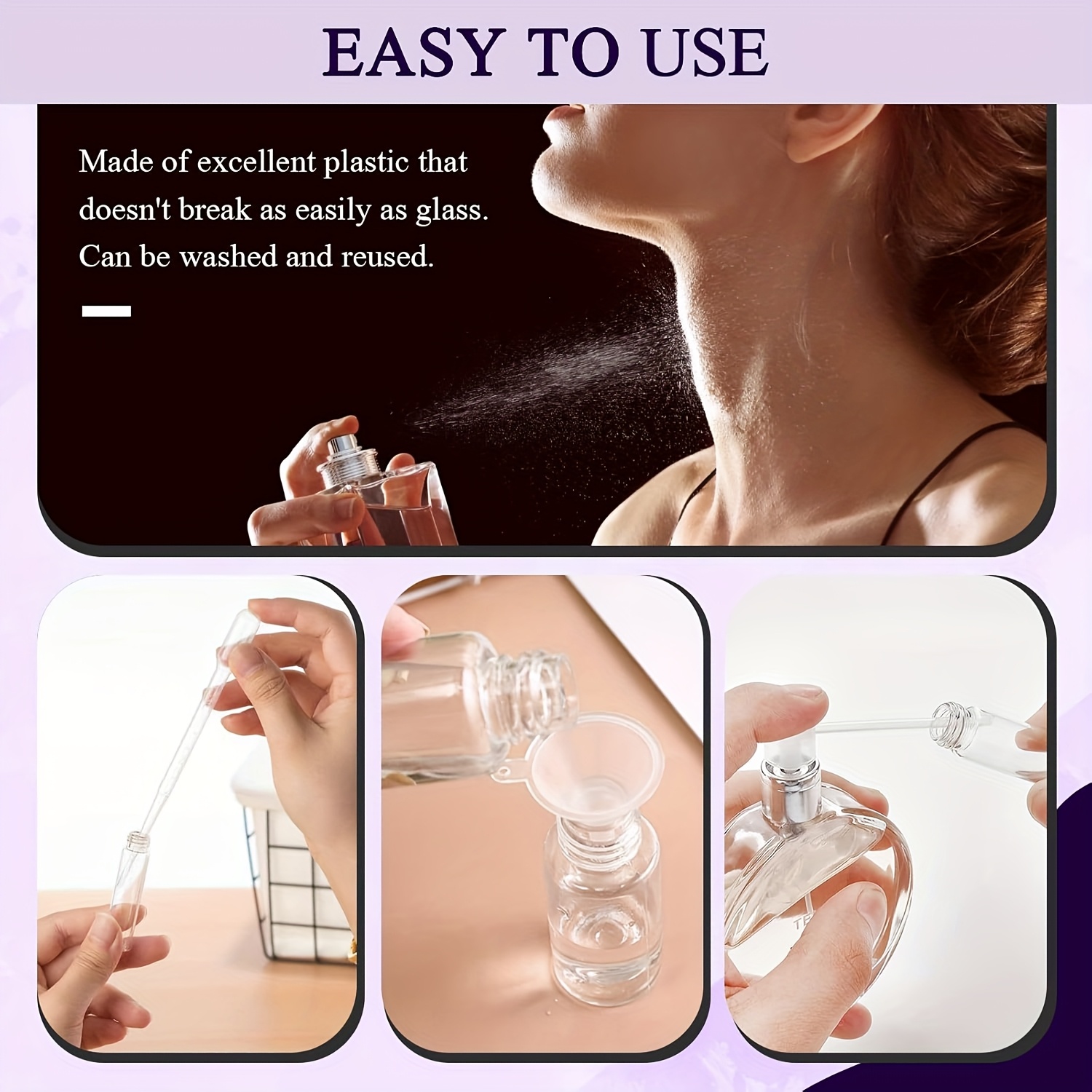 40-piece perfume refill set: f - Perfume Atomizer Travel review and price