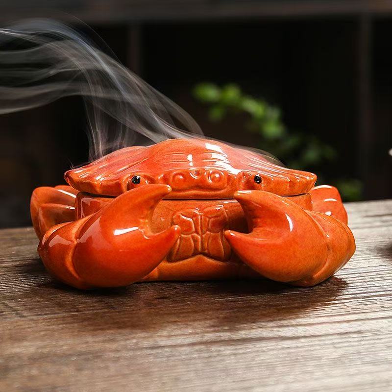 Funny Crab Shaped Incense Stov - Xmas Home Fragrance review and price