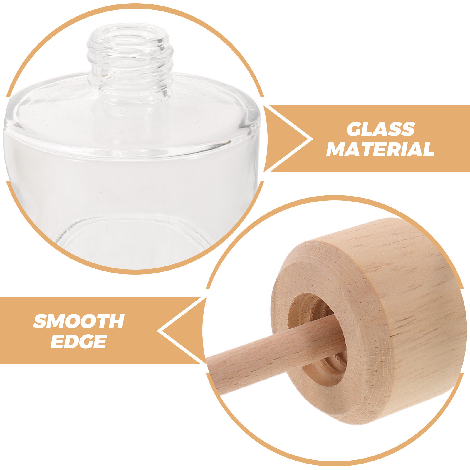 2Pcs Clear Glass Reed Diffuser - Home Fragrance Essential Oils review and price