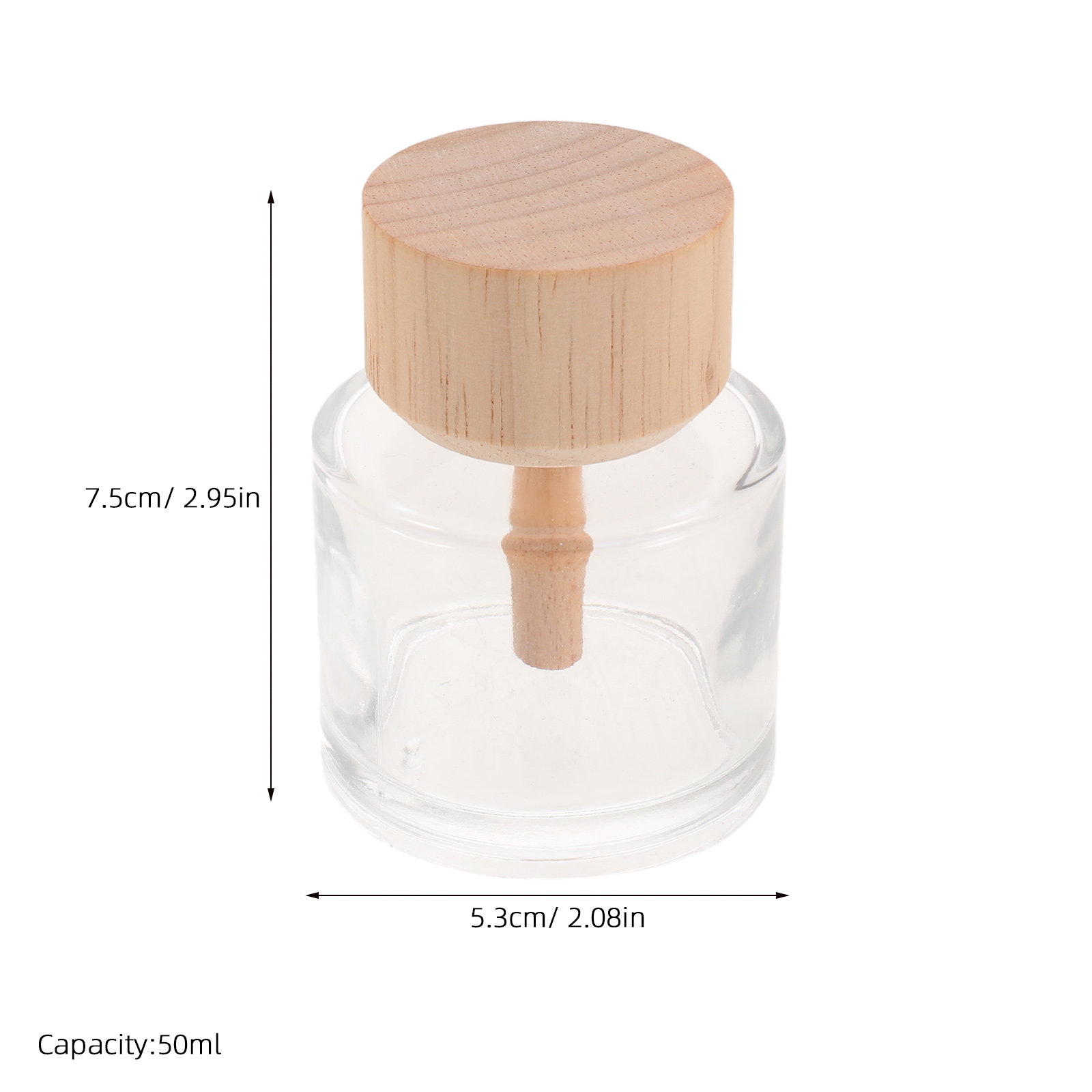 2Pcs Clear Glass Reed Diffuser - Home Fragrance Essential Oils review and price