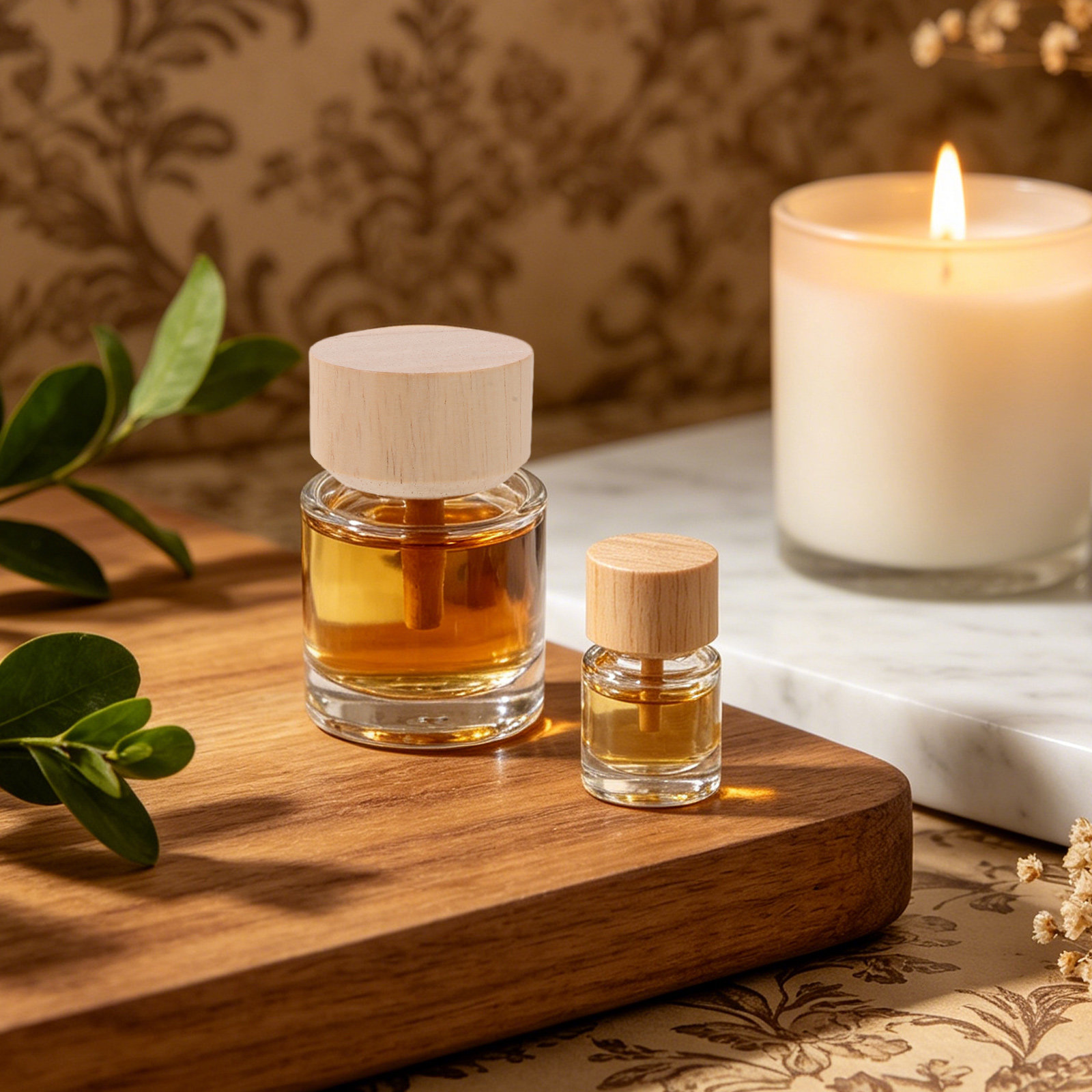 2Pcs Clear Glass Reed Diffuser - Home Fragrance Essential Oils review and price